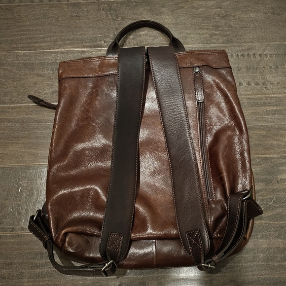 Gianni Conti Genuine Leather Backpack - Picture 10 of 11